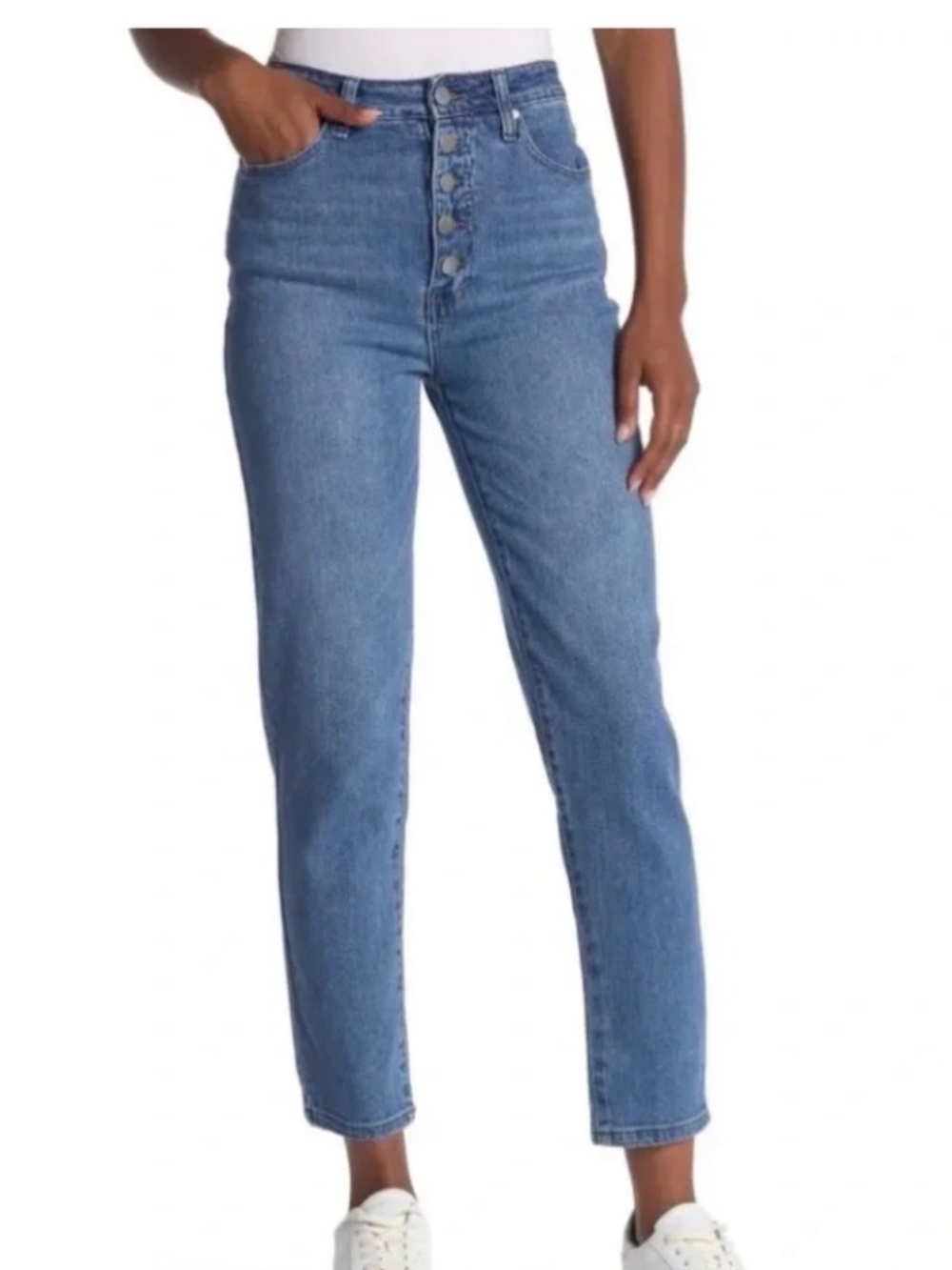 Abound 5 button fly mom jeans